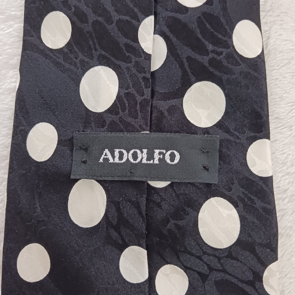 Aldolfo Polka Dot Necktie - Picture 2 of 5